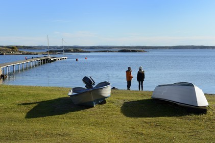 Sweden, Västra Götaland, Koster Islands, Sydkoster, Bergdalen pier