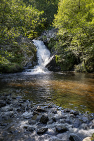 France, Nièvre (58), Parc naturel régional du Morvan, Gouloux, le Saut de Gouloux et la rivière du Caillot