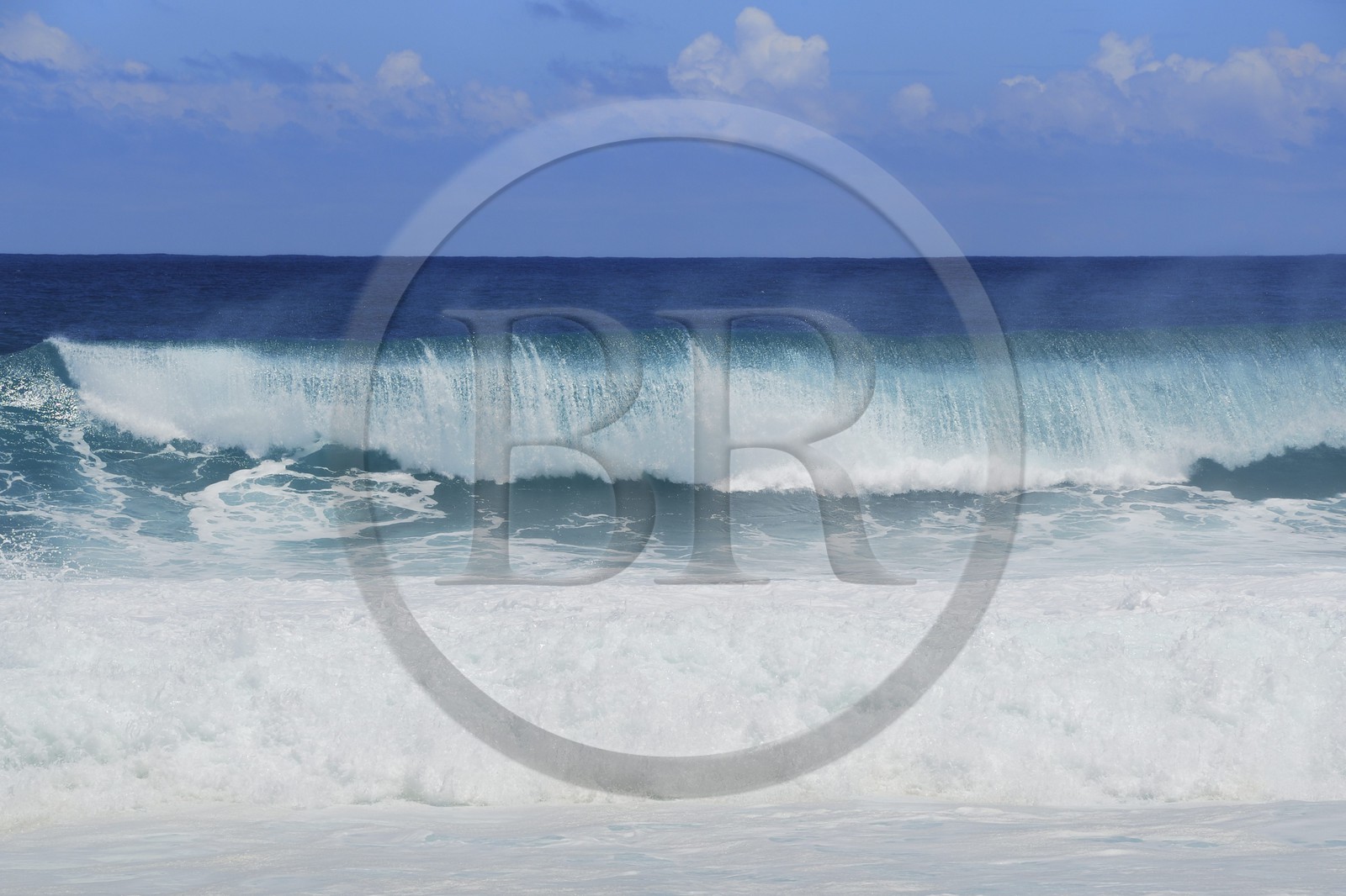 France, île de la Réunion, la côte sud, plage de Grand-Anse