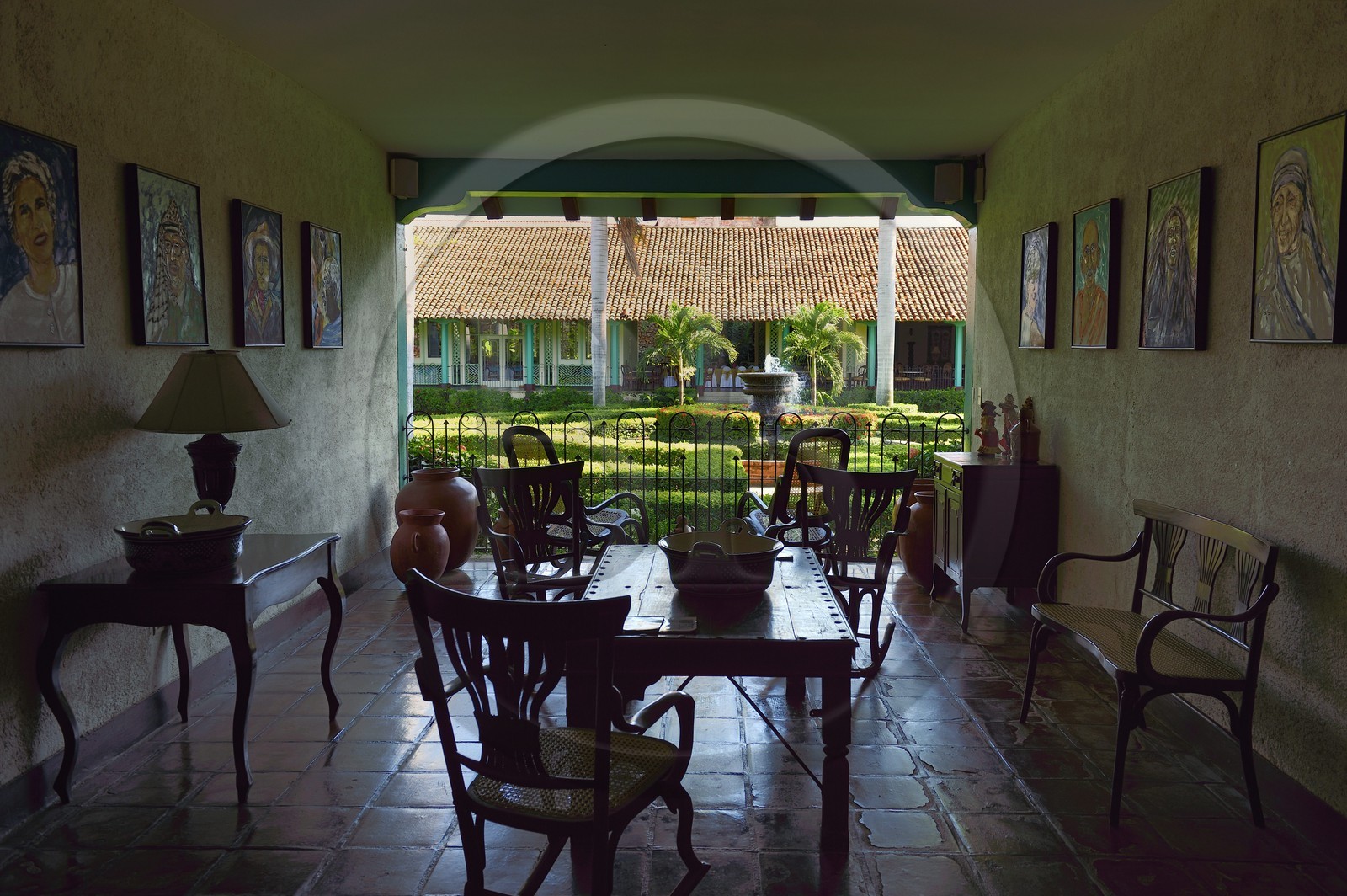 Nicaragua, Leon, hotel El Convento in the former San Francisco Convent founded in 1639