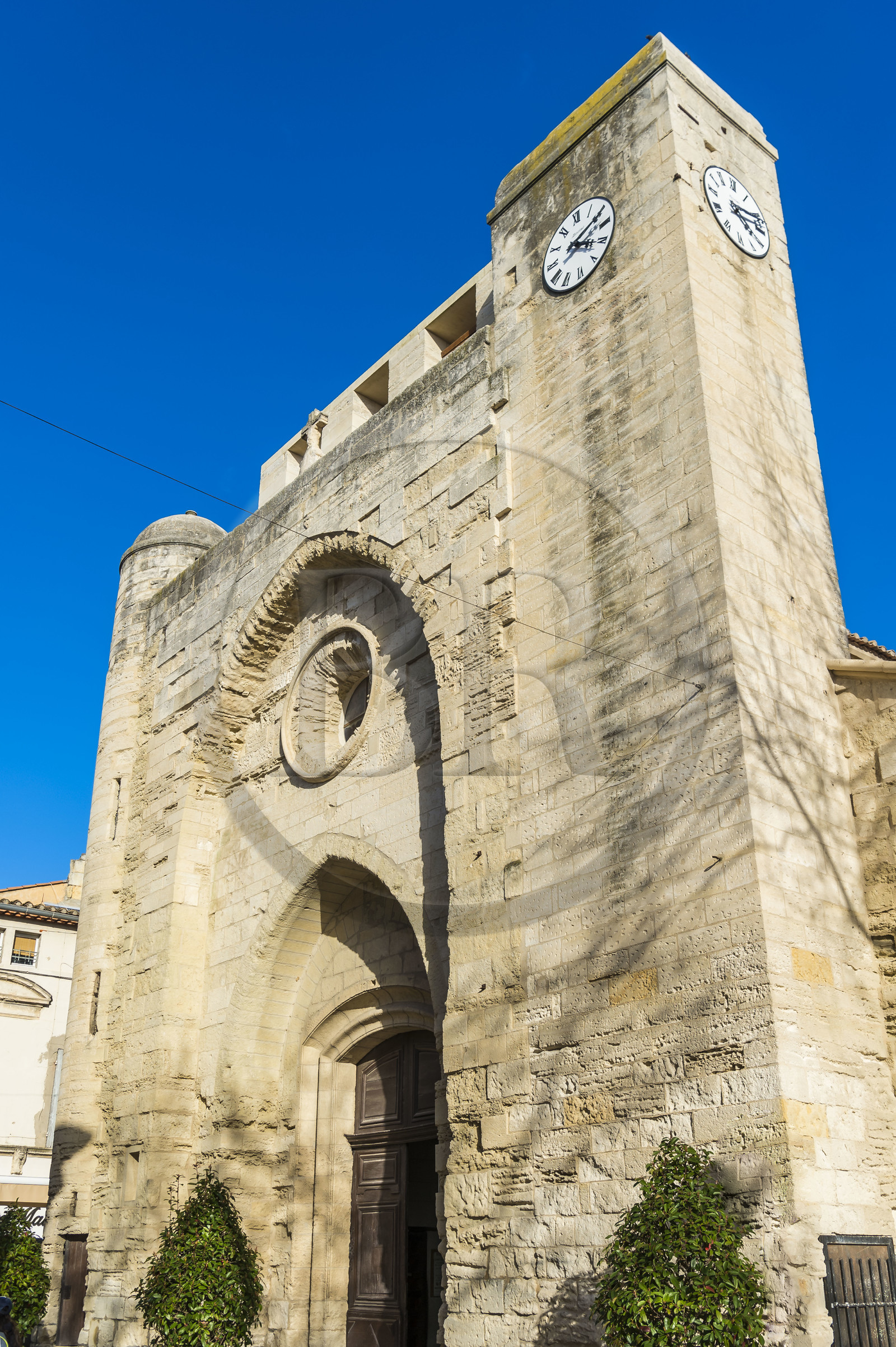 France, Gard (30), Aigues-Mortes, église Notre-Dame des Sablons