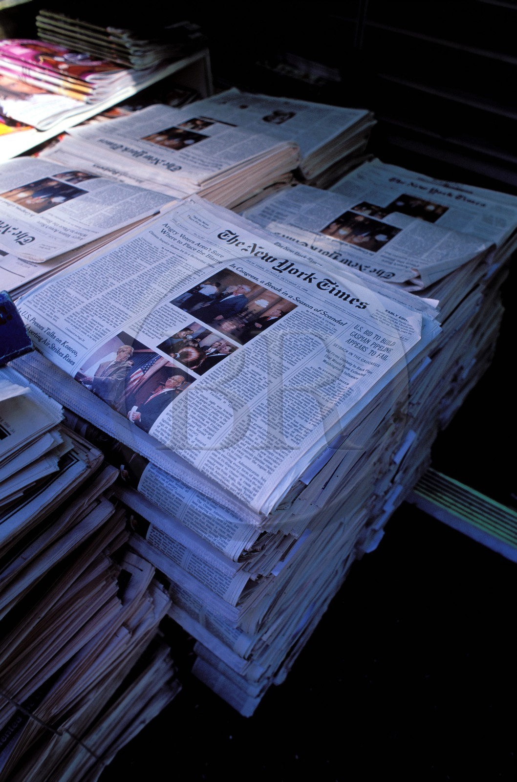 Etats-Unis, New York, Manhattan, journaux du dimanche