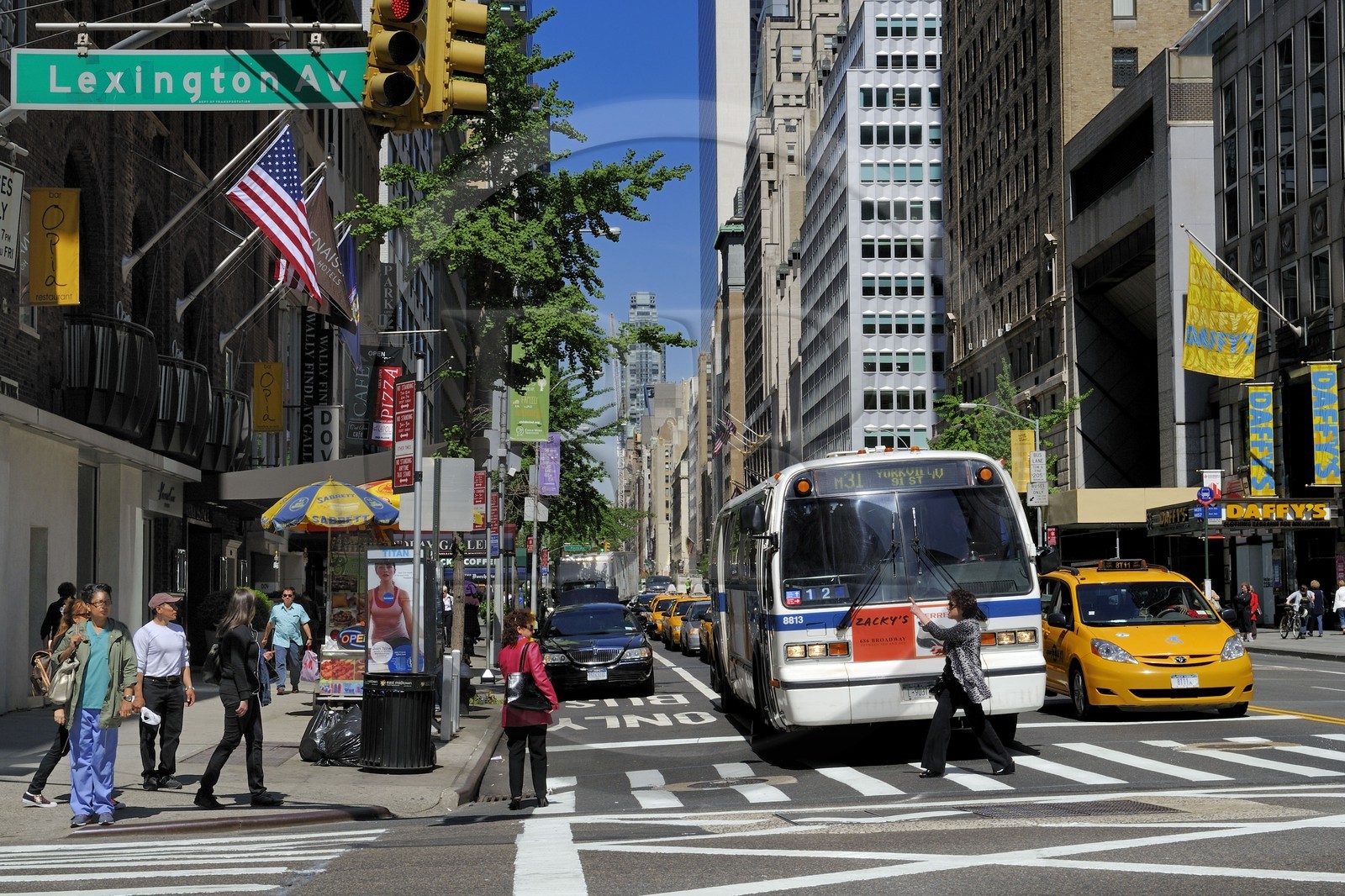 Etats-Unis, New York, Manhattan, Midtown, intersection de Lexington Avenue et 57th Street