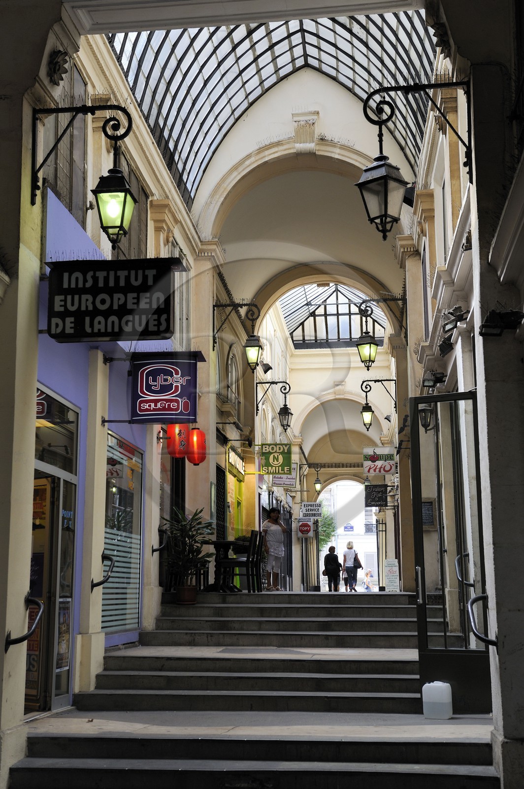 France, Paris (75), le passage Vendome est un passage couvert entre la place de la République au nord et la rue Béranger au sud