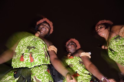 Gabon, Libreville, danses traditionnelles à l'occasion d'un mariage