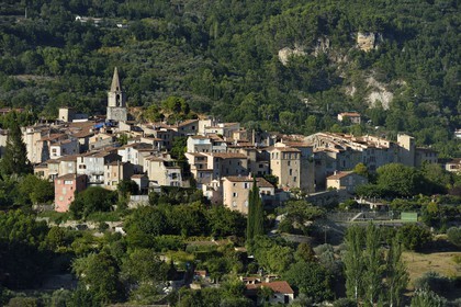 France, Var (83), La Dracénie, village de Bargemon