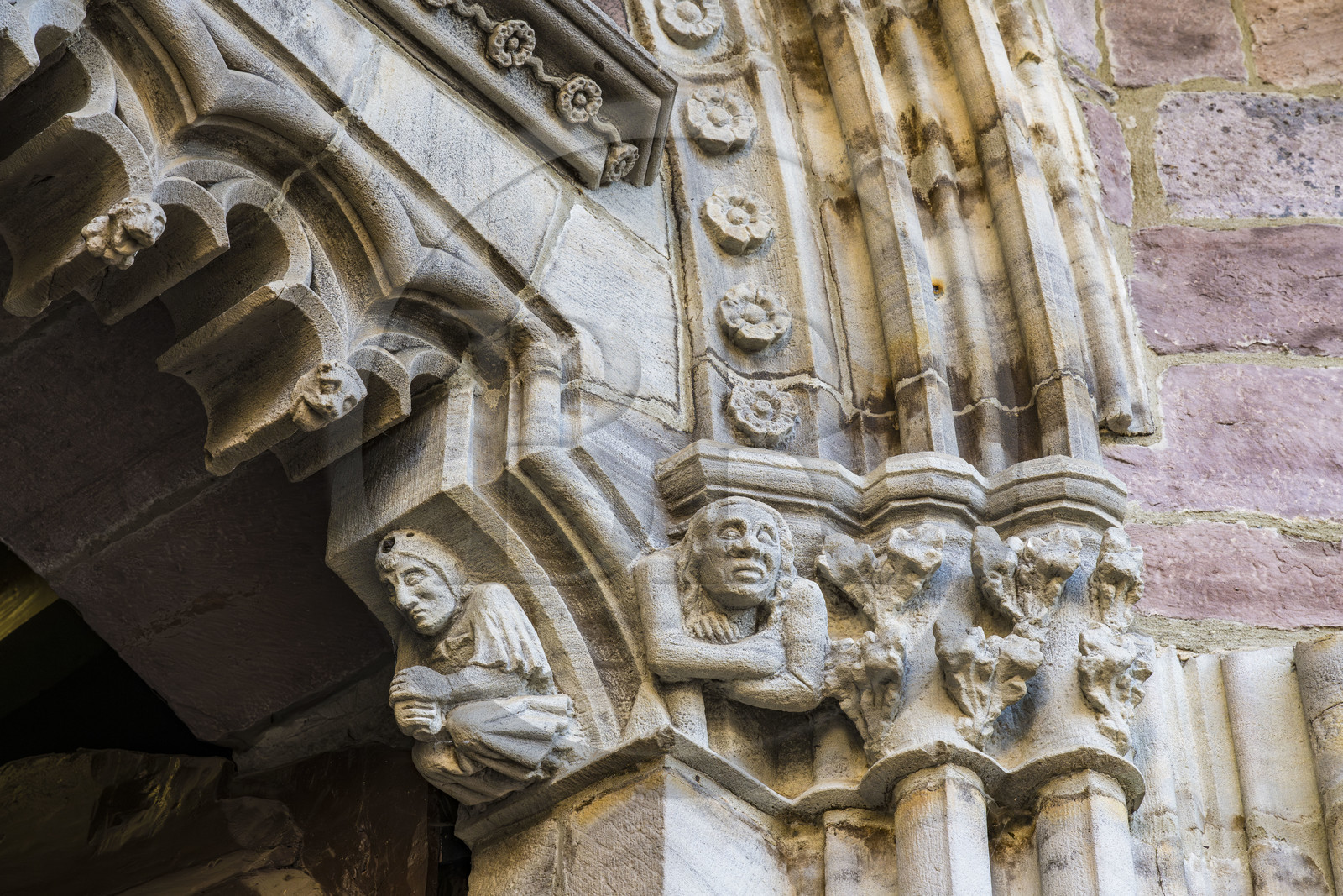France, Pyrénées-Atlantiques (64), Pays-Basque, Saint-Jean-Pied-de-Port, église de l'Assomption ou Notre-Dame du Bout du Pont