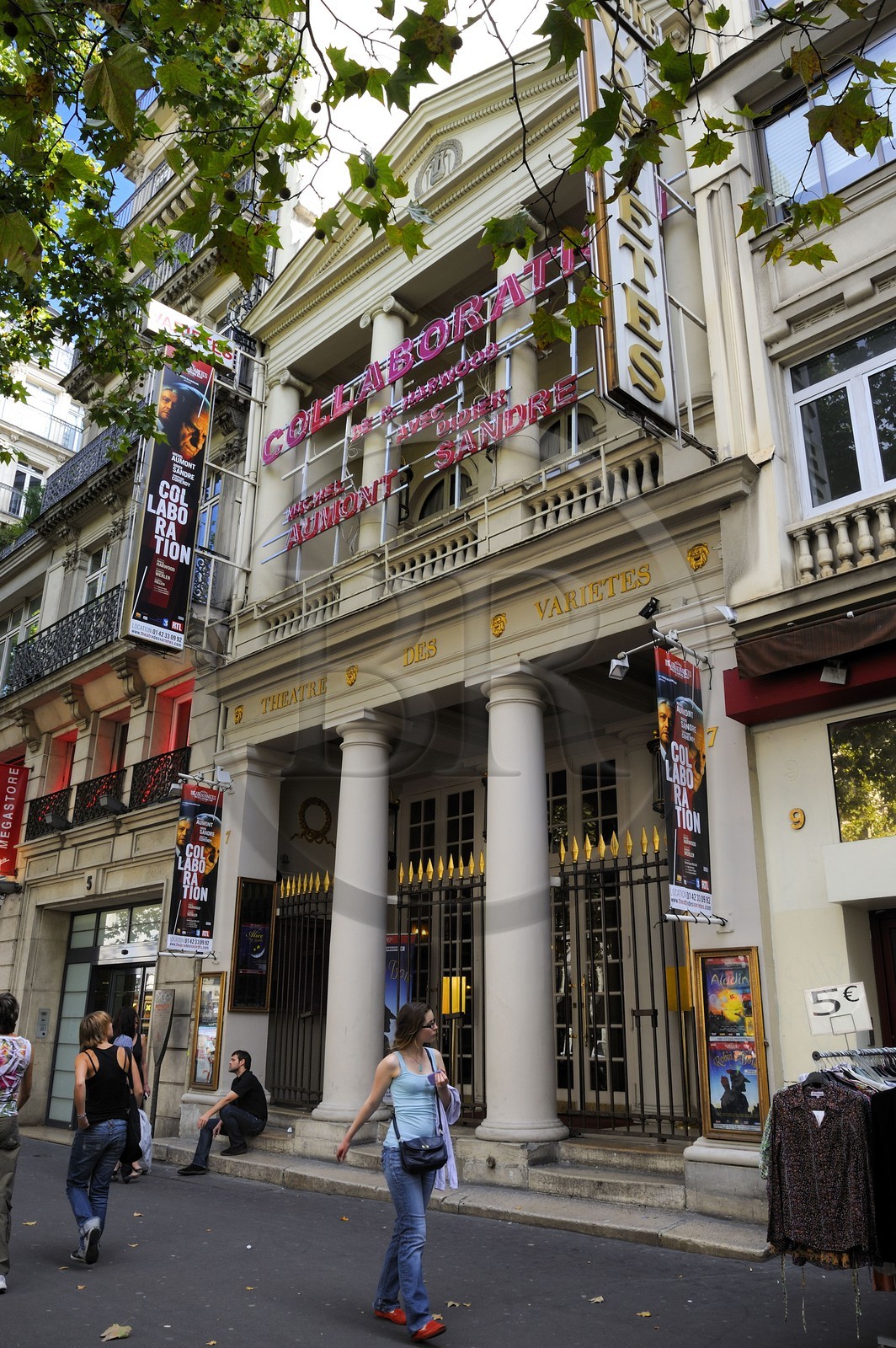 France, Paris (75), le Theatre des Variétés boulevard Montmartre