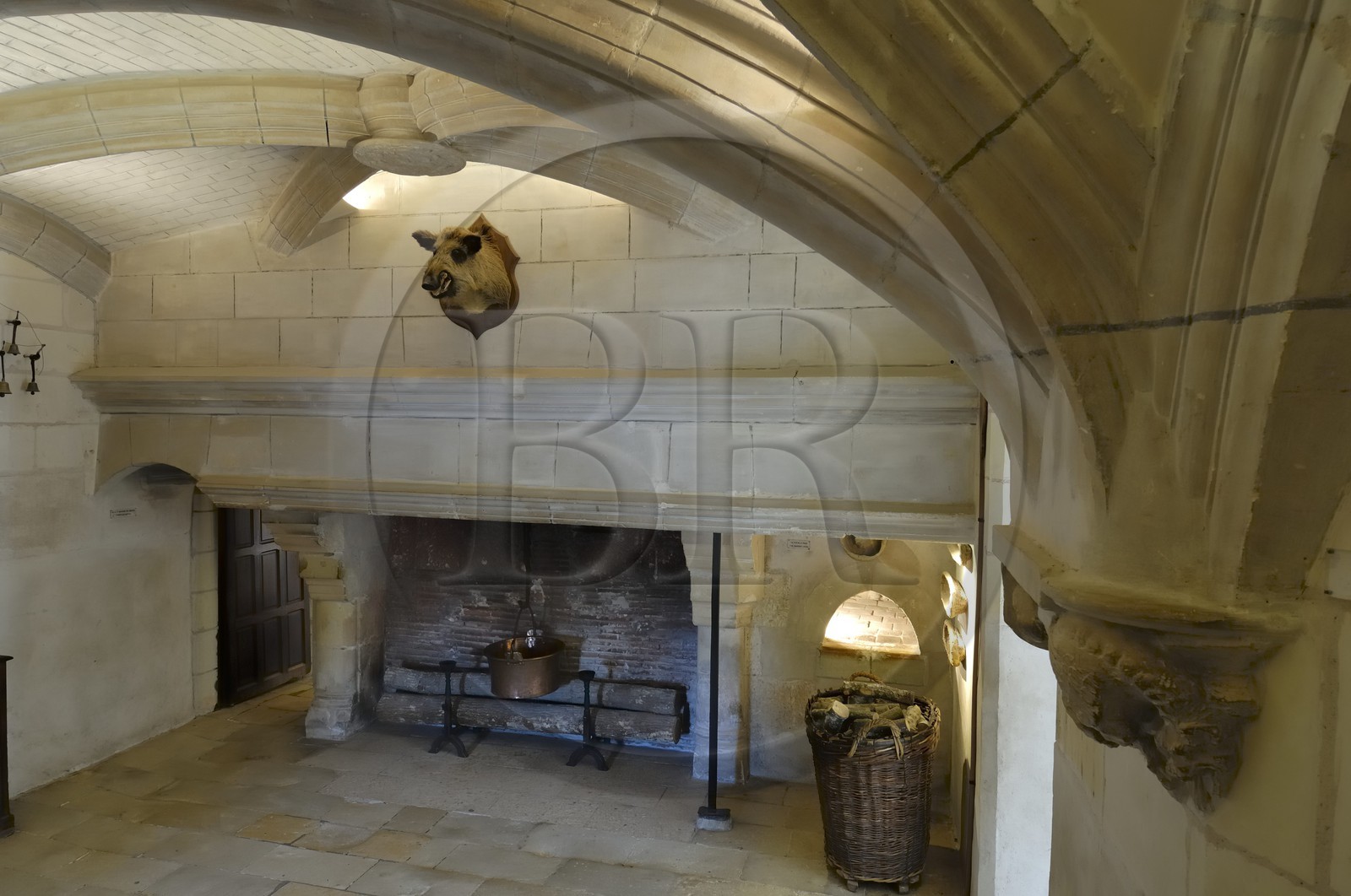 France, Indre-et-Loire (37), château de Chenonceau, les cuisines