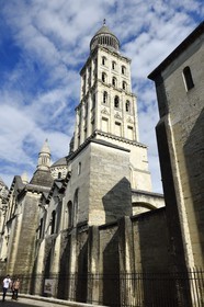 France, Dordogne (24), Périgord Blanc, Périgueux, Cathédrale Saint-Front, étape sur le chemin de Saint-Jacques-de-Compostelle site classé Patrimoine Mondial de l'UNESCO