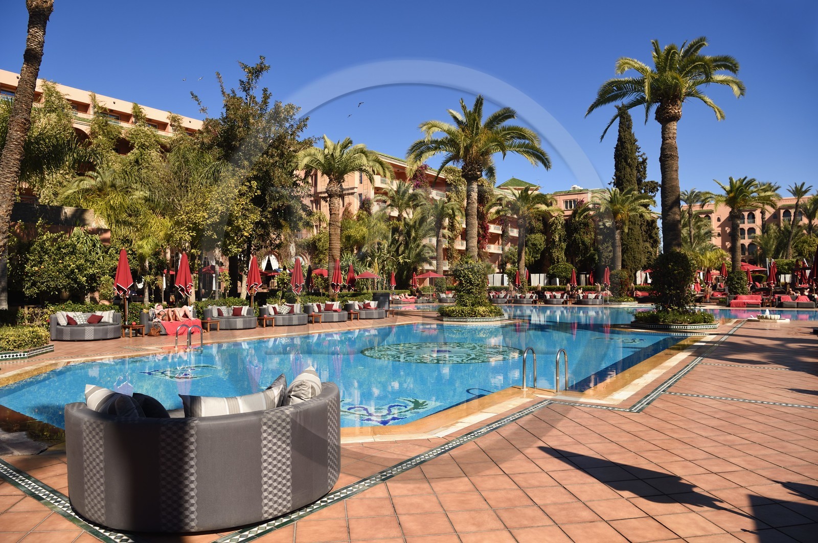 Morocco, High Atlas, Marrakech, Imperial city, Hivernage district, Hotel Sofitel Marrakech Palais Imperial