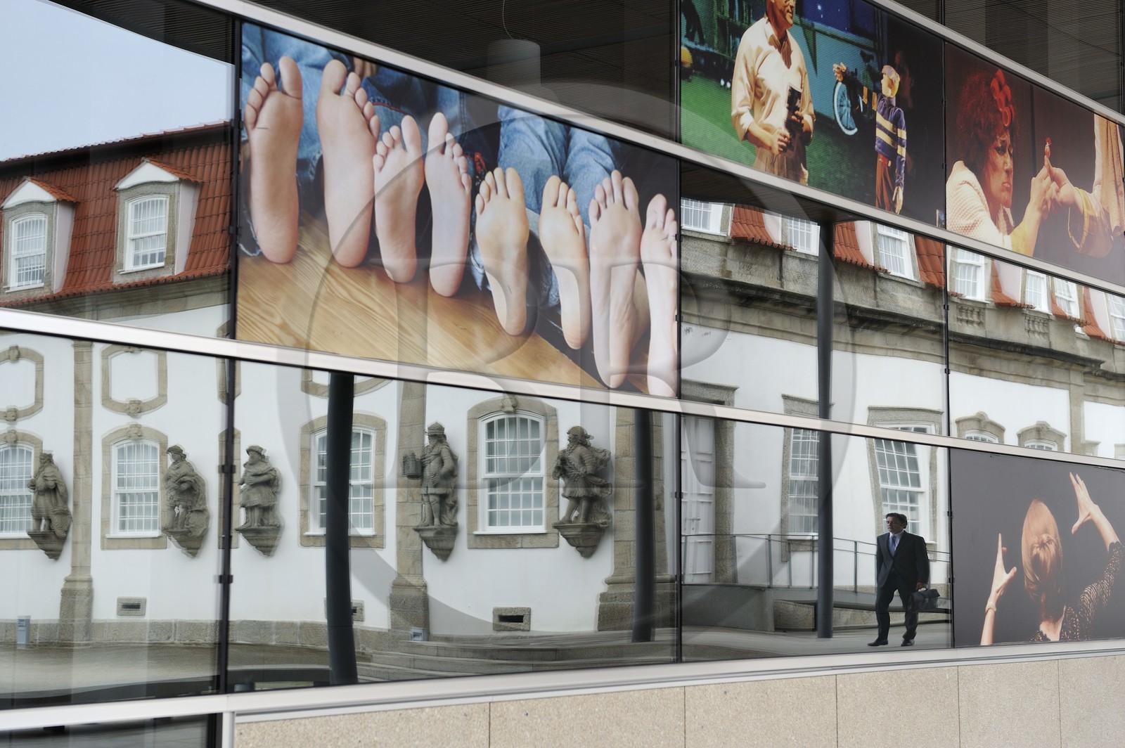 Portugal, Minho region, Guimaraes, Vila Flor cultural center and headquarter of Guimaraes 2012