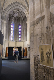 France, Vaucluse, Avignon, the former church of the Cordeliers Convent transformed into an exhibition gallery