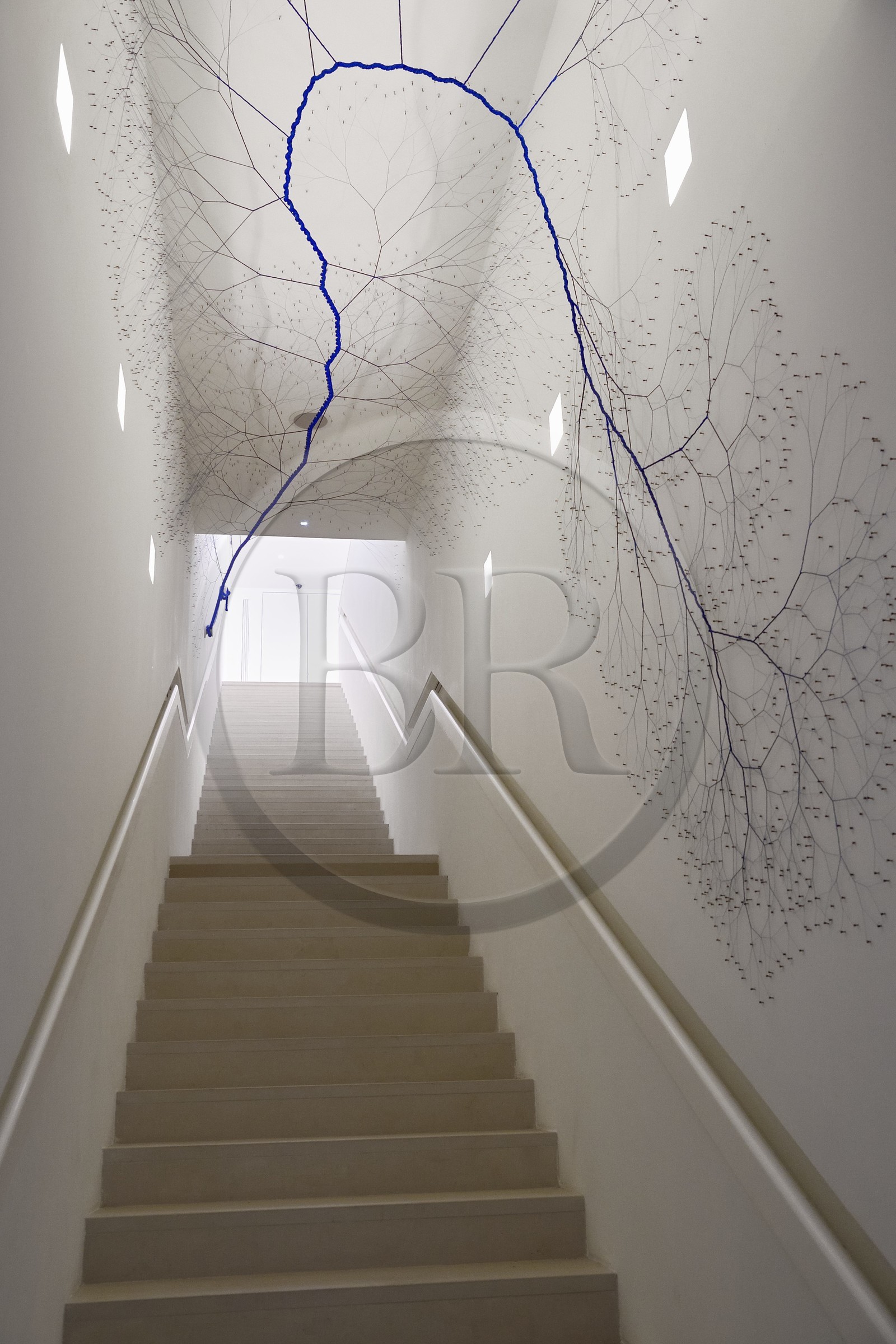 France, Var (83), Iles d'Hyères, parc national de Port Cros, Ile de Porquerolles, la Fondation Carmignac, Ciclotrama 50 (wind) (2018) de Janaina Mello Landini