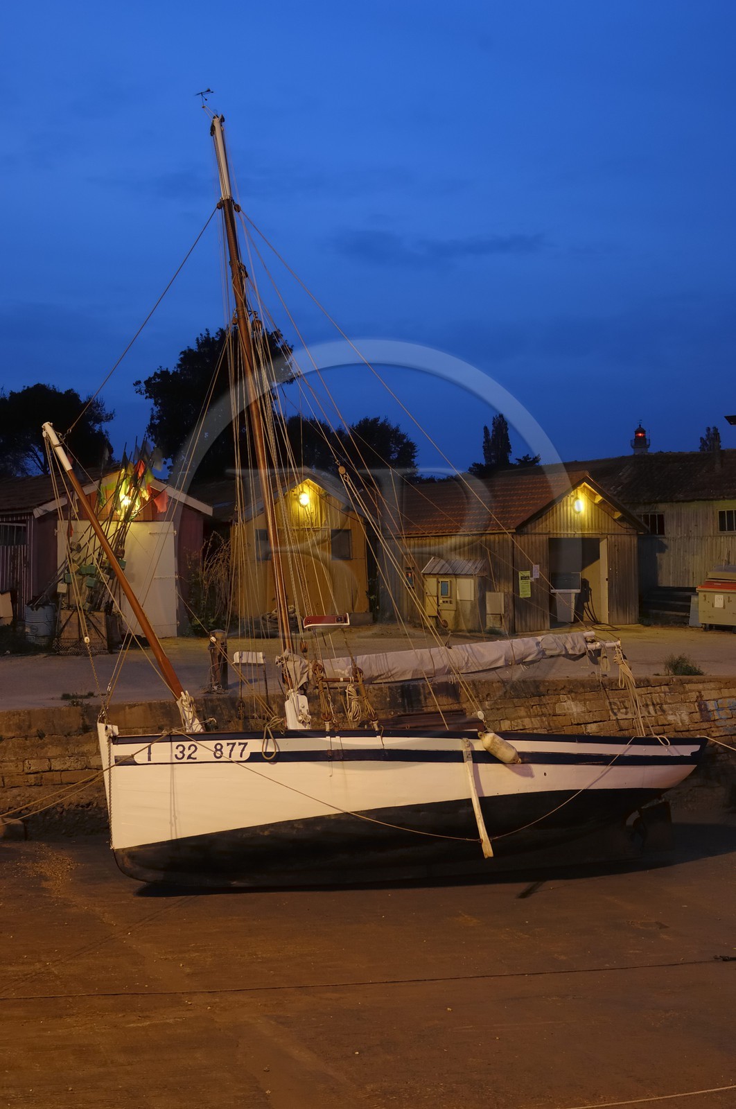 France, Charente-Maritime (17), Ile d'Oléron, Le Château d'Oléron, le port