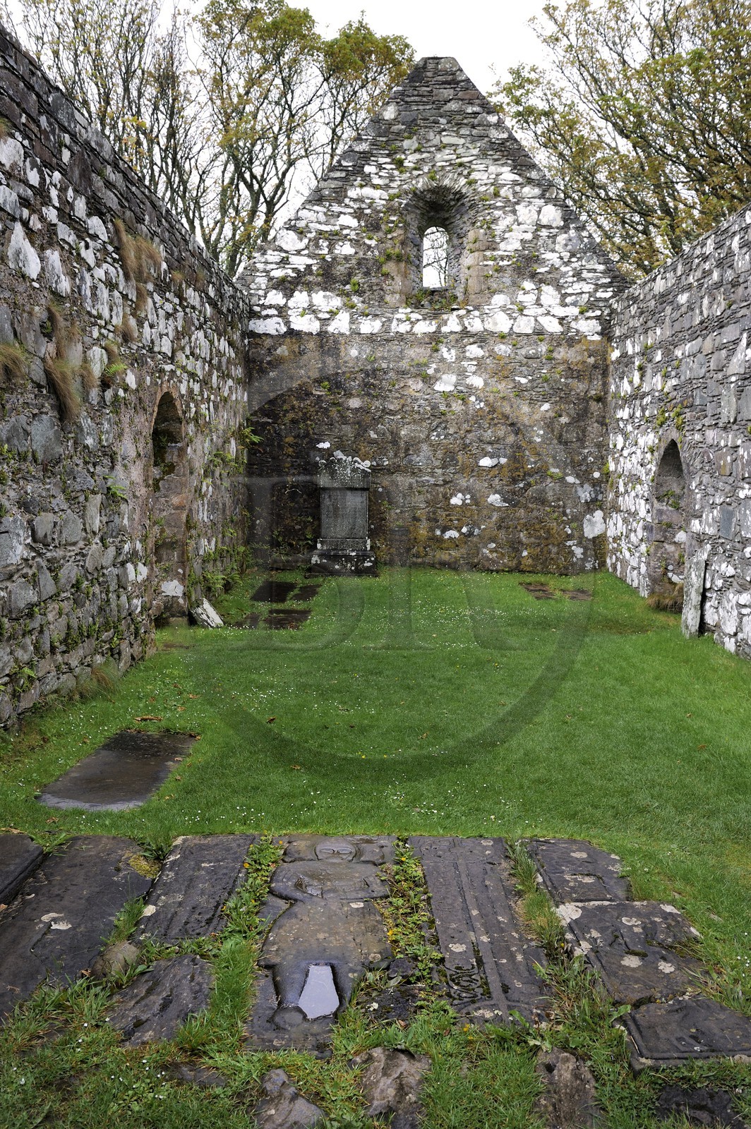 Royaume-Uni, Ecosse, Hébrides intérieures, Ile de Islay, kildalton church sur la côte Est, tombe d'un chevalier