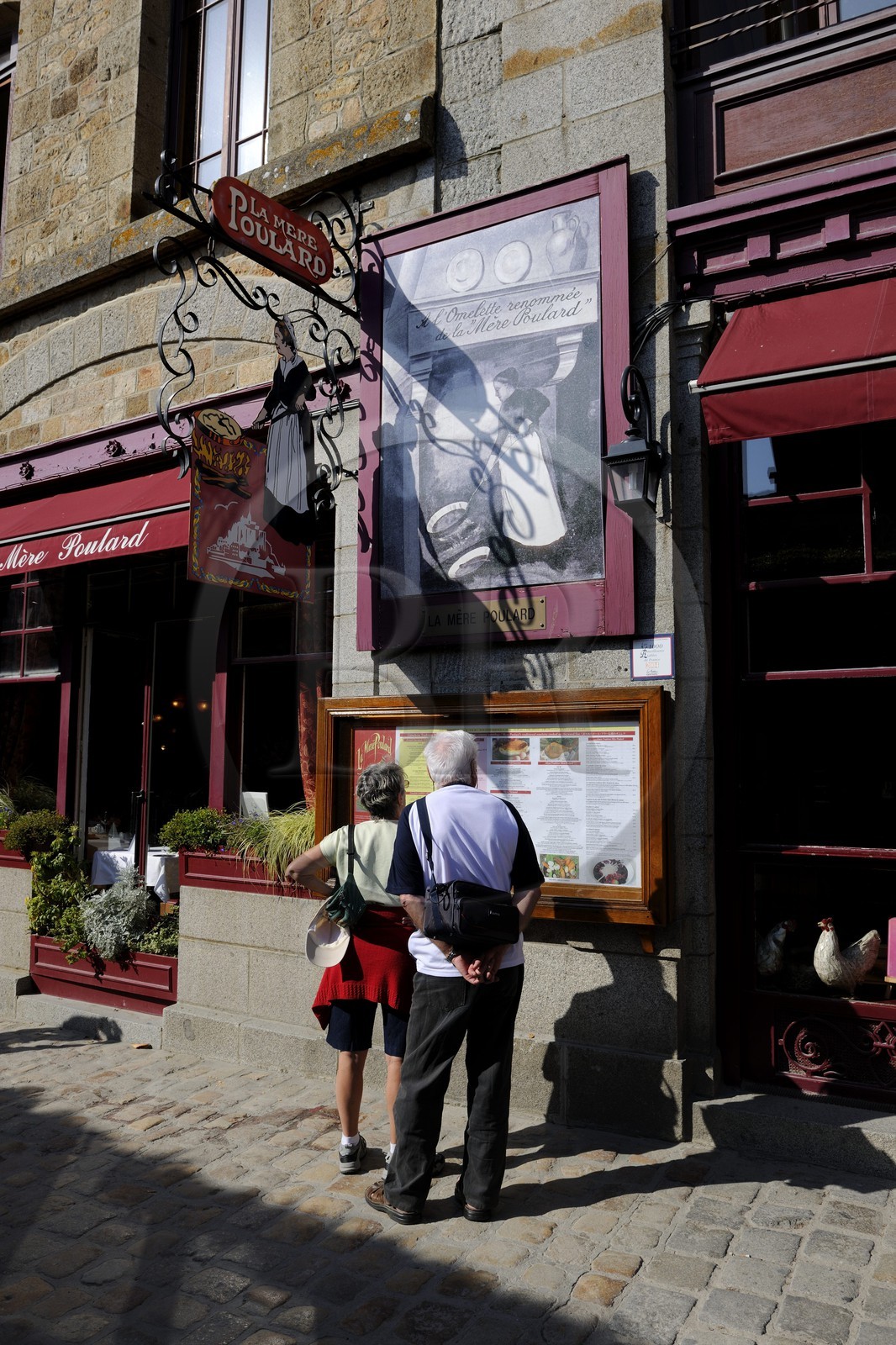 France, Manche (50), Mont-Saint-Michel, le restaurant de la Mère Poulard