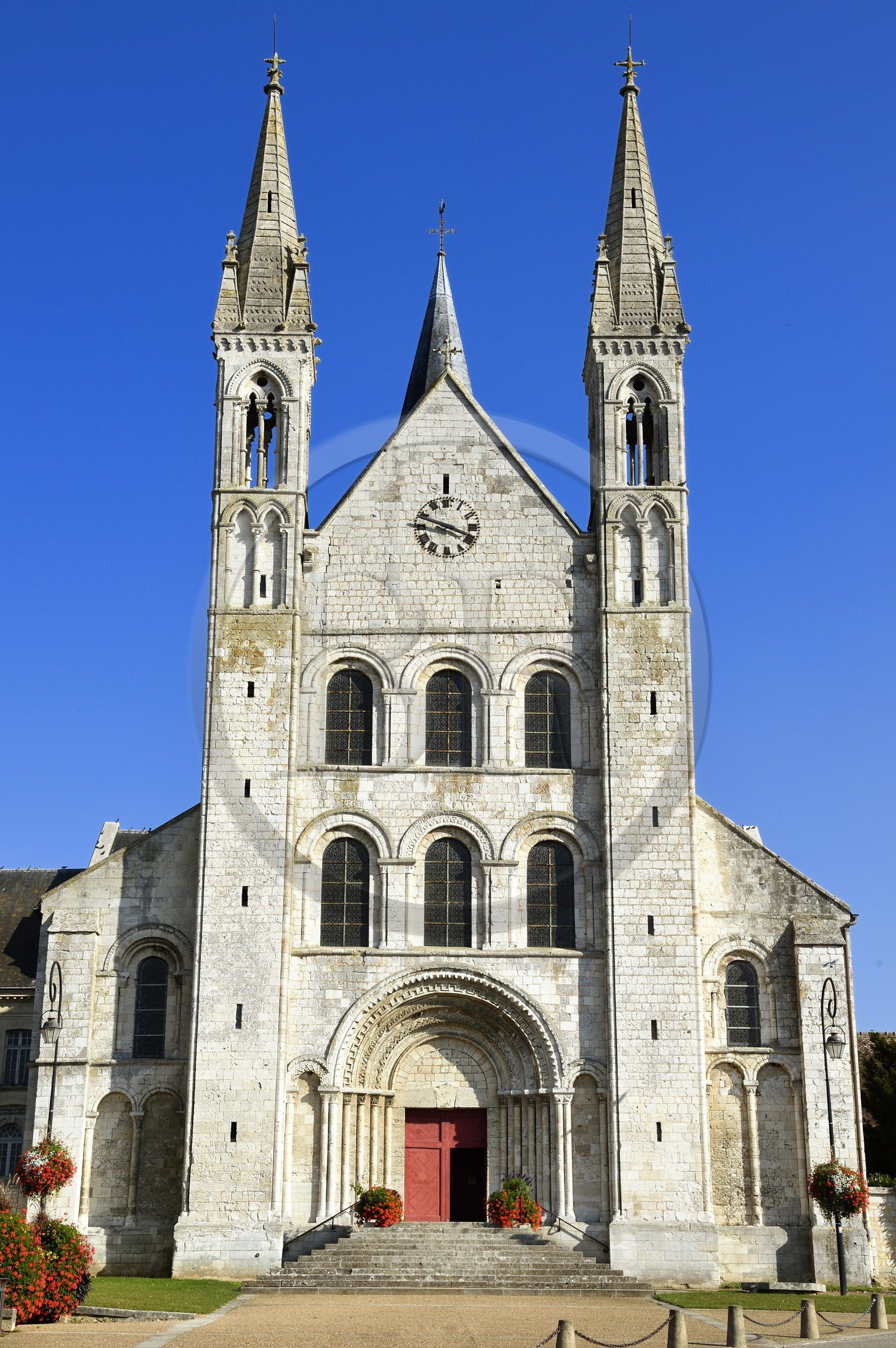 France, Seine-Maritime (76), Saint-Martin-de-Boscherville, Abbaye Saint-Georges de Boscherville du XIIe siècle