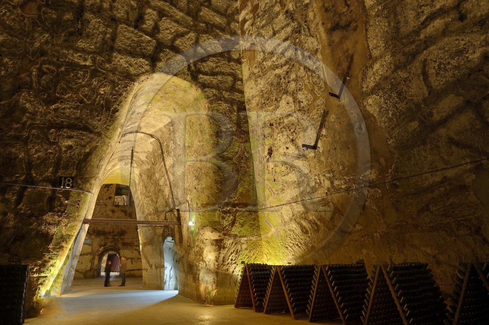 France, Marne (51), Reims le champagne, les caves du Domaine Pommery