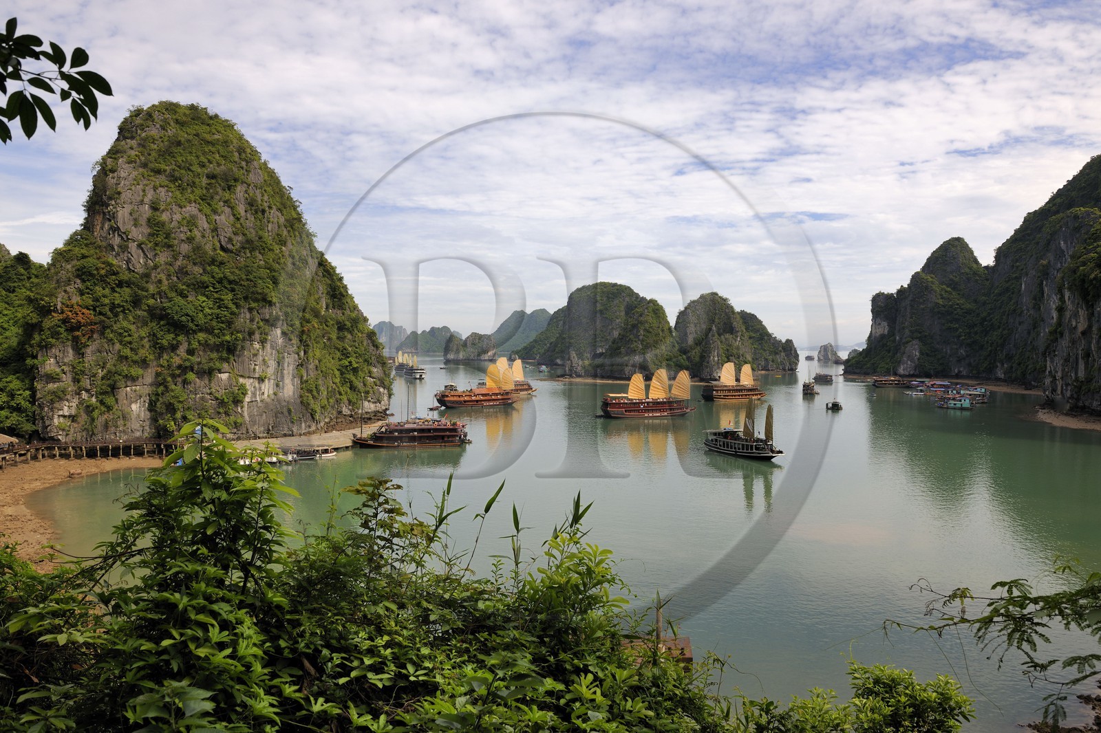 Vietnam, Quang Ninh Province, Halong Bay, listed as World Heritage by UNESCO, at Bo Hon island