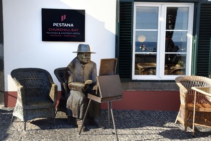 Portugal, Ile de Madère, le village de pêcheurs de Camara de Lobos où Winston Churchill aimait venir se reposer
