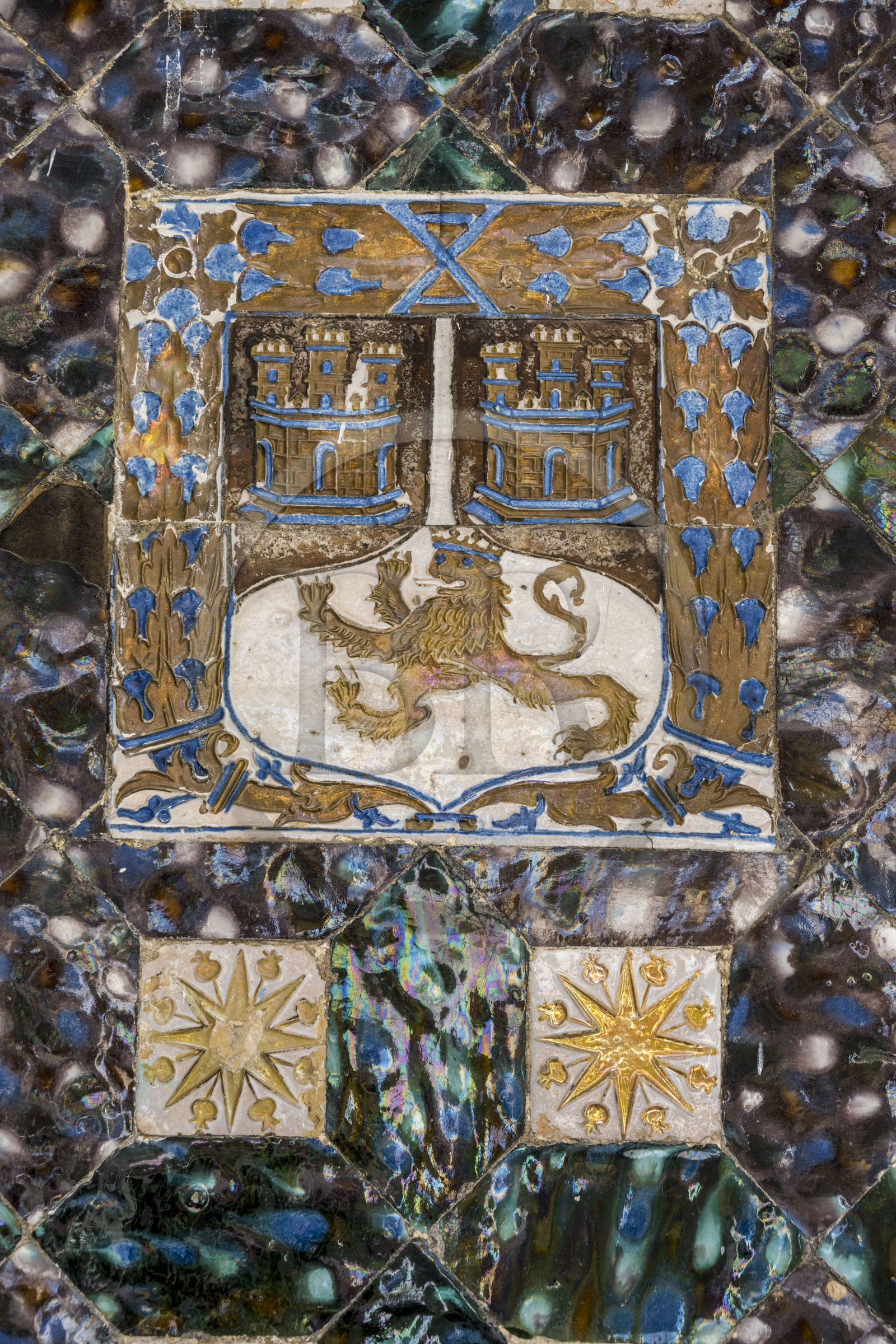 Espagne, Andalousie, Séville, la Casa de Pilatos (la maison de Pilate), palais de style mudéjar