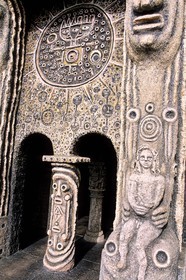 France, Mayenne, Cosse le Vivien, la Frenouse, Robert Tatin work (authorisation before publishing)