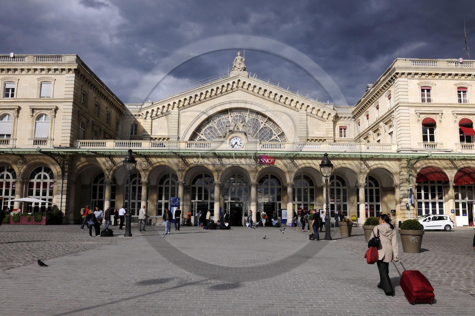 France, Paris (75), la Gare de l'Est