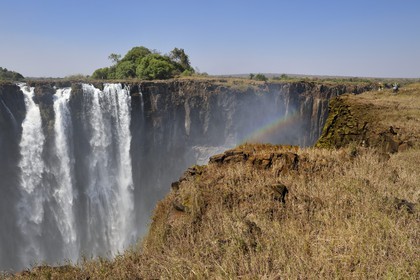 Zimbabwe, province de Matabeleland septentrional, fleuve Zambèze, les Chutes Victoria, classées Patrimoine Mondial de l'UNESCO