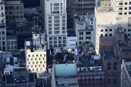 Etats-Unis, New York, Manhattan, Midtown, Rockefeller Center, vue du Top of the Rock