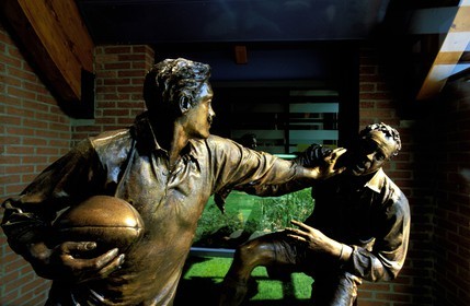 France, Haute Garonne, Avignonet Lauragais, the ovalie rugby museum