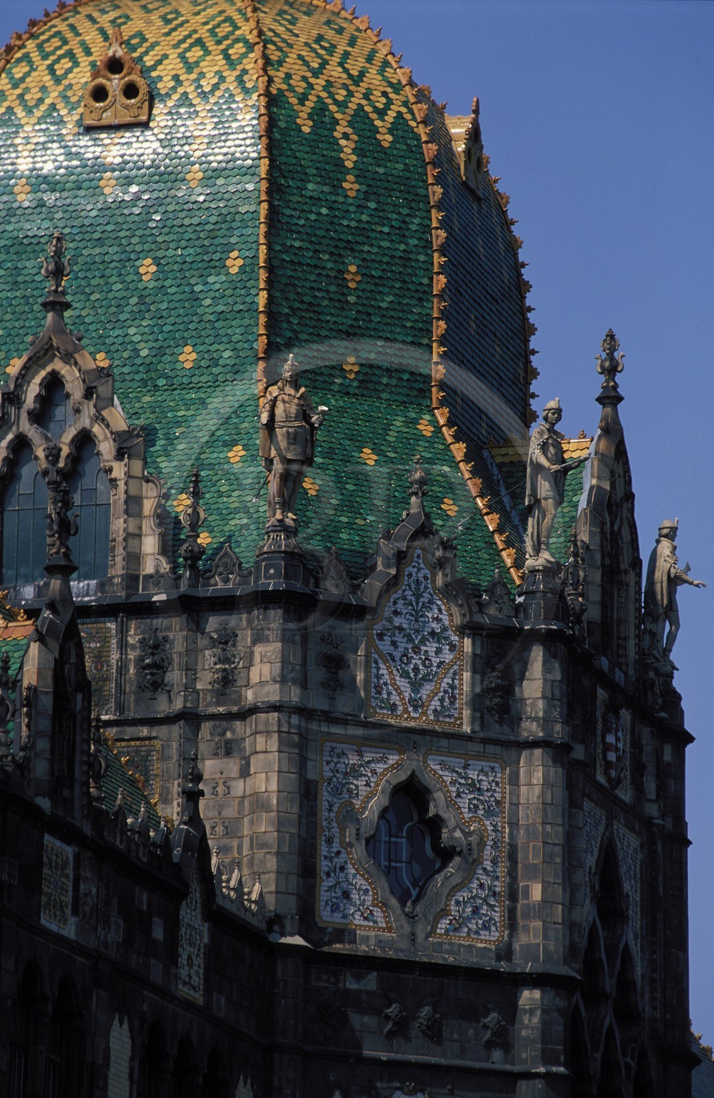 Hongrie, Budapest (Pest), le musée des Arts Appliqués de l'architecte Ödön Lechner