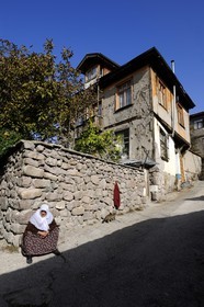 Turquie, Anatolie centrale, Ankara, une ruelle de la citadelle dans la vieille ville