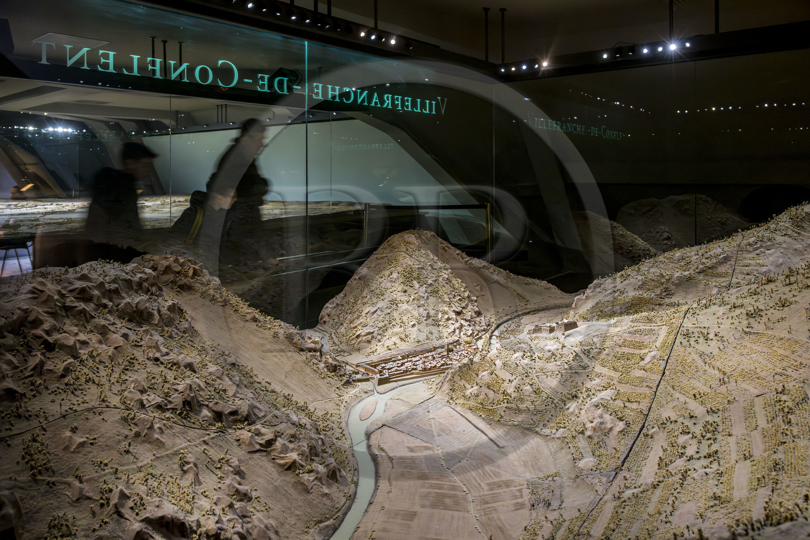 France, Paris (75), Hotel des Invalides, Musée de l'Armée, Musée des Plans-Reliefs, maquette de la forteresse de Villefranche-de-Conflent réalisée en en 1701, au 1 600