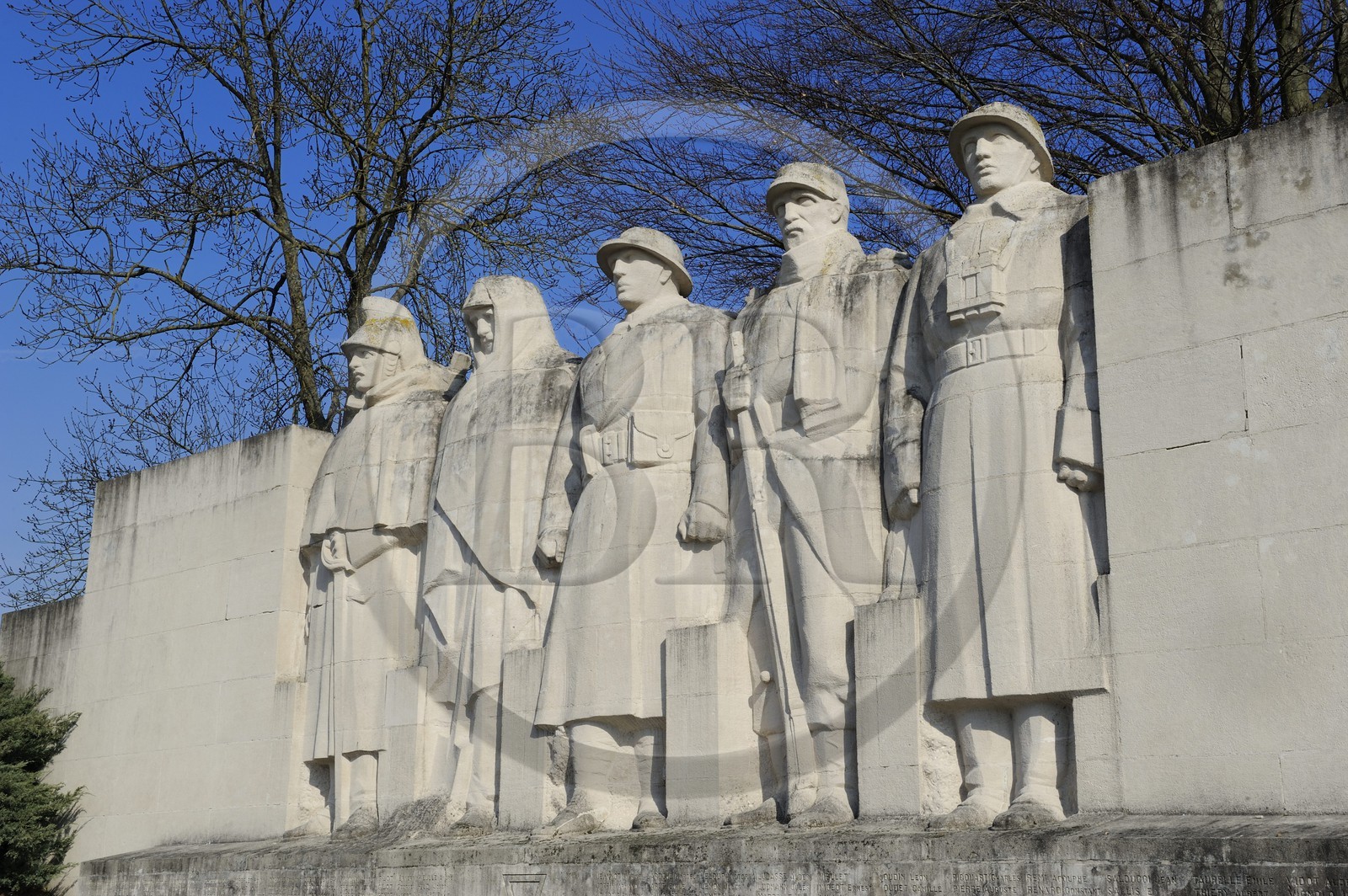 France, Meuse (55), Verdun, Place de la Nation, Monument aux Morts Aux Enfants de Verdun morts pour la France, symbolisant la devise On ne passe pas