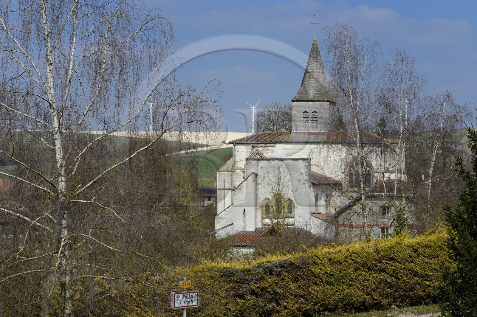 France, Marne, village of Saint-Amand-sur-Fion, Saint-Amand church