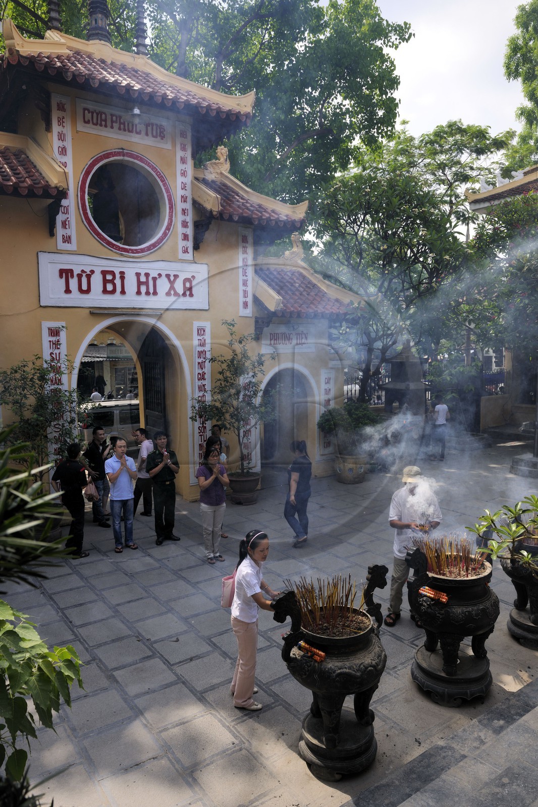 Vietnam, Hanoi, Ambassador's Pagoda (Chua Quan Su)