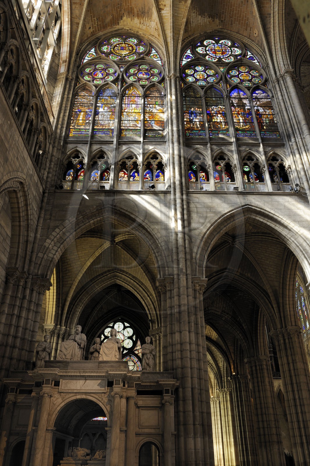 France, Seine Saint Denis, Saint Denis, the Saint Denis Basilica, tomb of Francois 1st and Claude de France