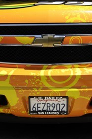 Etats-Unis, Californie, San Francisco, plaque d'immatriculation