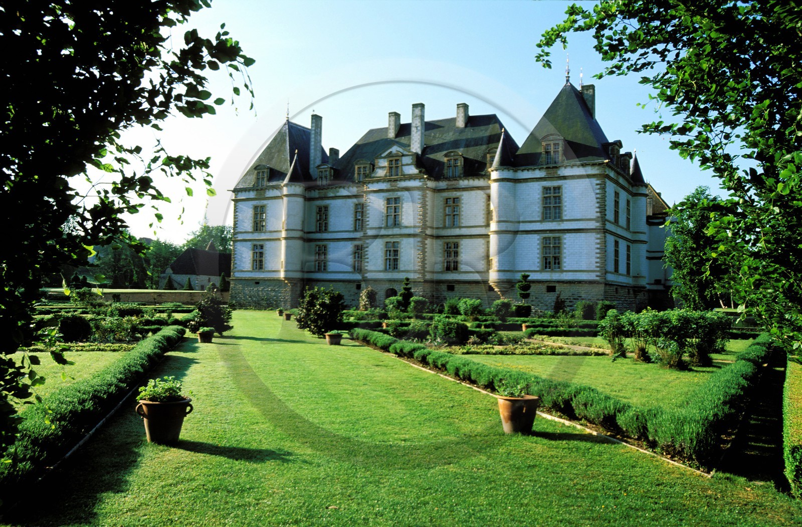 France, Saone et Loire, Mâconnais region, Cormartin castle and its park