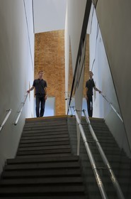 Irlande, Comté de Cork, Cork, the Crawford Municipal Art Gallery (musée d'art de la ville), extension de l'architecte Erick van Egeraat