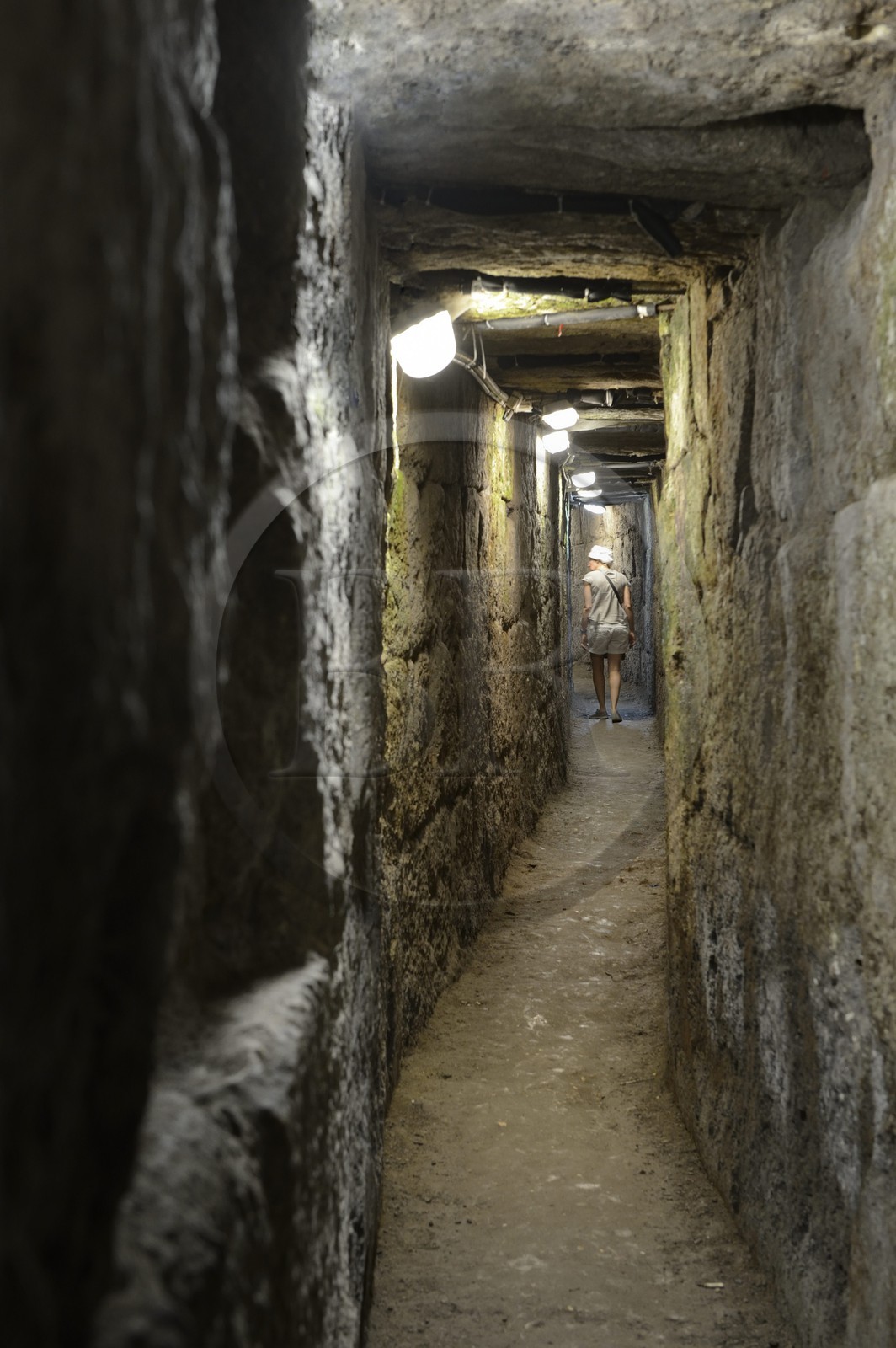 Israel, Jerusalem, holy city, the stepped road build under Herod the Great, path of pilgrims, going from the Temple Mount to the Pool of Siloam