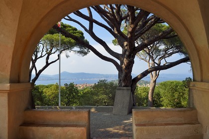 France, Var, Saint-Tropez seen from the sainte-Anne chapel