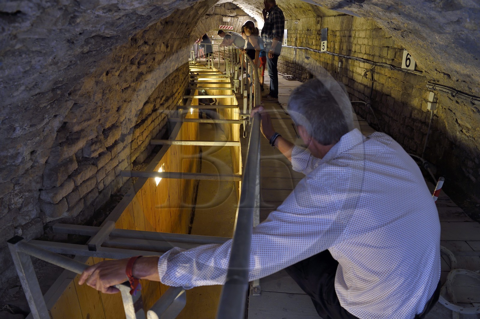 France, Bouches du Rhone, Arles, the Arenas, Roman Amphitheatre 80-90 AD, Historical monument, listed as World Heritage by UNESCO, arrival of the bulls in the toril located under the stands