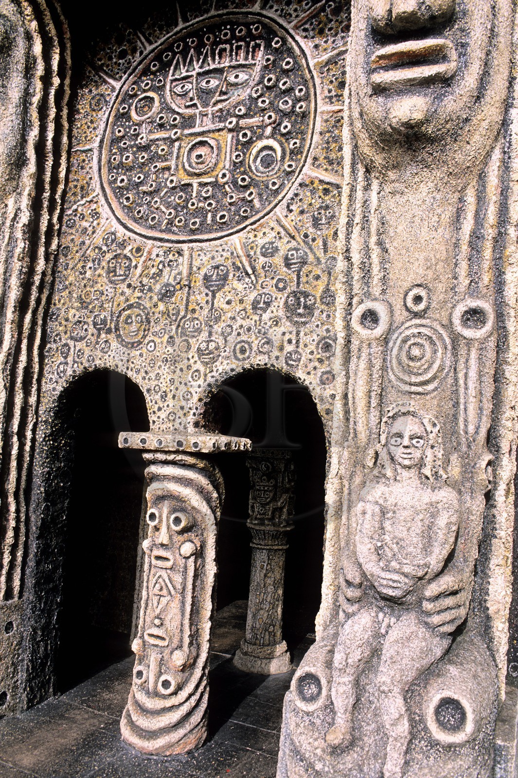 France, Mayenne, Cosse le Vivien, la Frenouse, Robert Tatin work (authorisation before publishing)