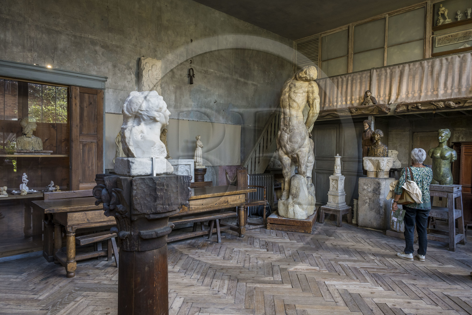 France, Paris (75), le musée du sculpteur Antoine Bourdelle, l'ancien atelier de sculpture
