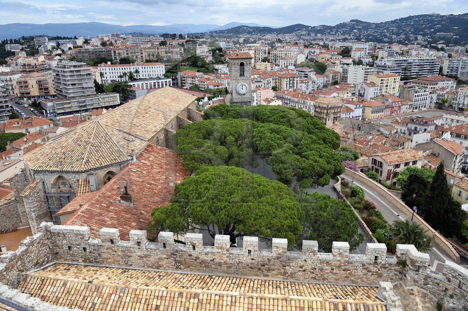 France, Alpes-Maritimes, Cannes, the old town in Le Suquet district, the Notre-Dame-de-l'Esperance church