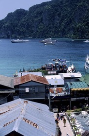 Thailand, Ko Pee Pee, Pee Pee Don island, Ton Sai Bay harbour