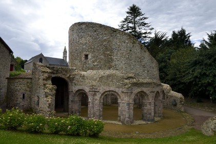 France, Cotes-d'Armor, former chapel of the eleventh century build by the Knights Templar on the model of the Holy Sepulchre of Jerusalem