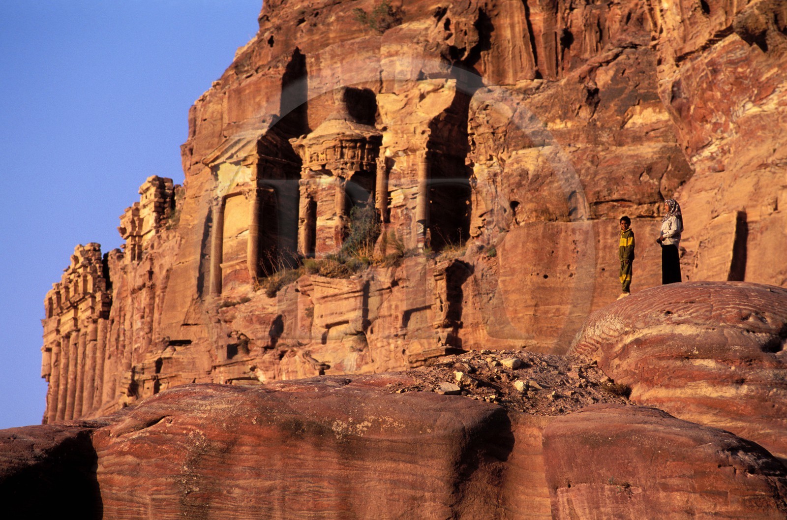 Jordanie, Petra, les tombes royales, tombeau Corinthien